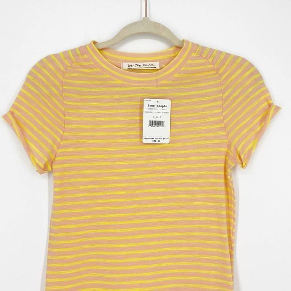 Free People Night Sky Tee Summer Rose Combo Small - Picture 5 of 12